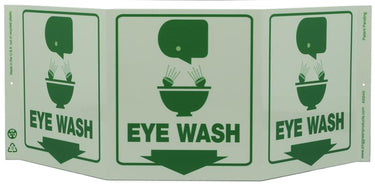 ZING Eco Safety TriView Sign, 7.5x20- Model 3054G
